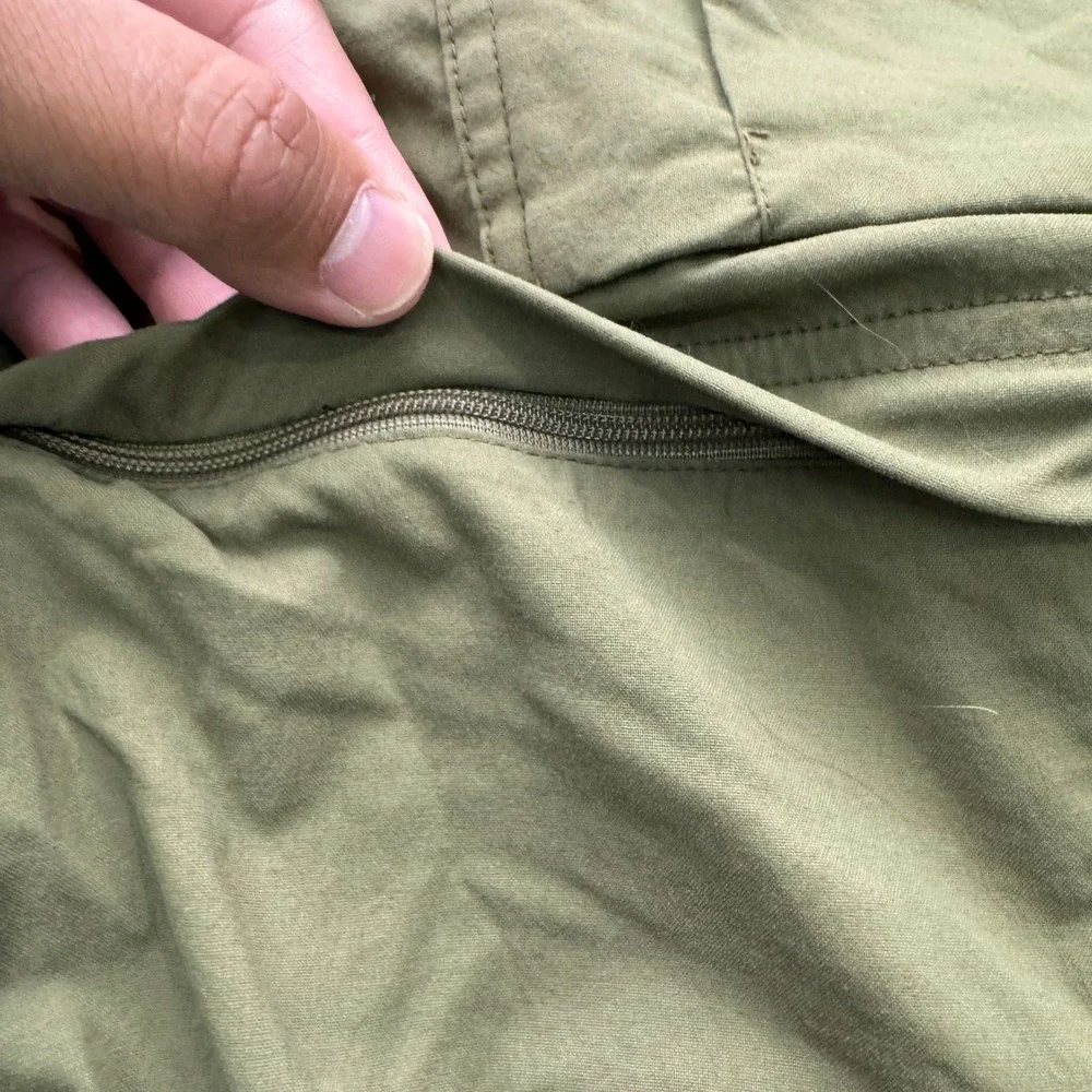 REI Olive Green Convertible Cargo Pants - Picture 2 of 13